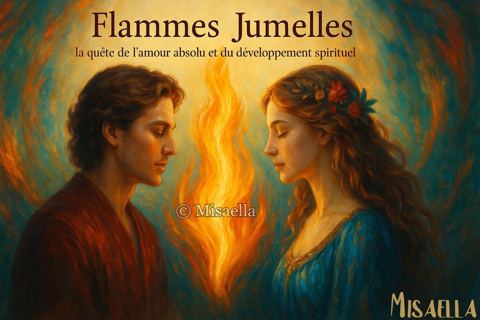 Flammes Jumelles : la quête de l’amour absolu et du développement spirituel💕🔥