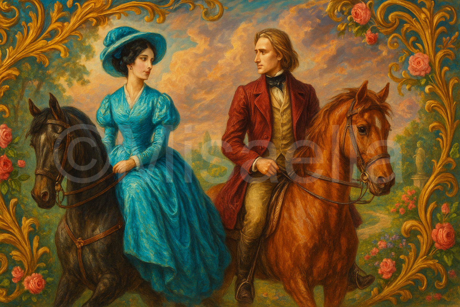 Franz Liszt et Marie d’Agoult : une passion romantique et orageuse