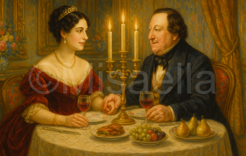 L’amour de Gioachino Rossini et Olympe Pélissier🎼💕