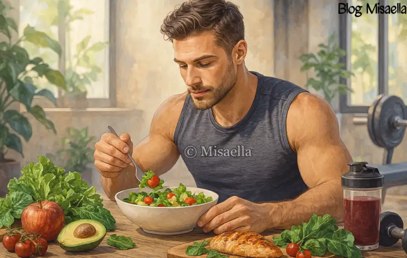 Nutrition et forme physique masculine💪🏻