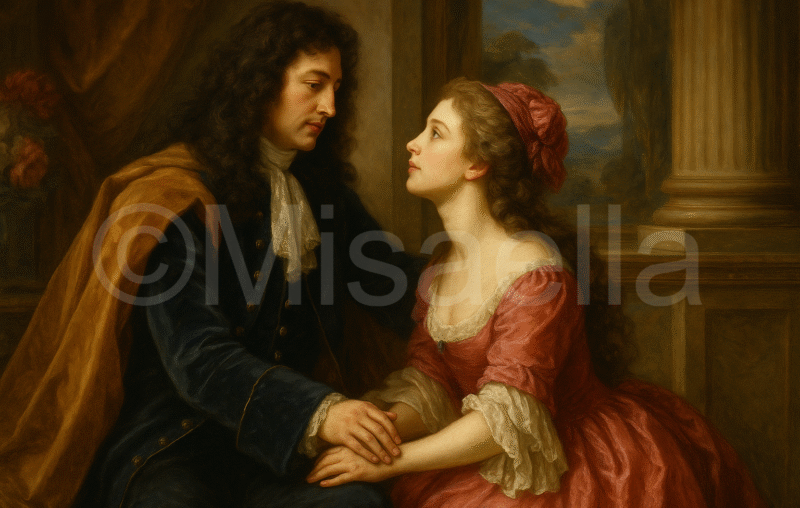 Louise de La Vallière et Louis XIV👑