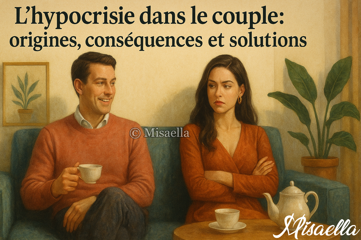 L&rsquo;hypocrisie dans le couple : origines, conséquences et solutions🔥🖤