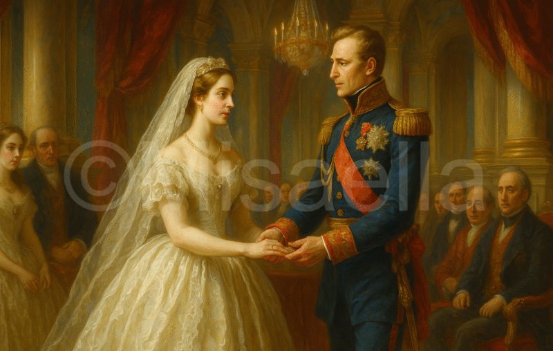 Louise-Marie d’Orléans et Léopold Ier en 1832