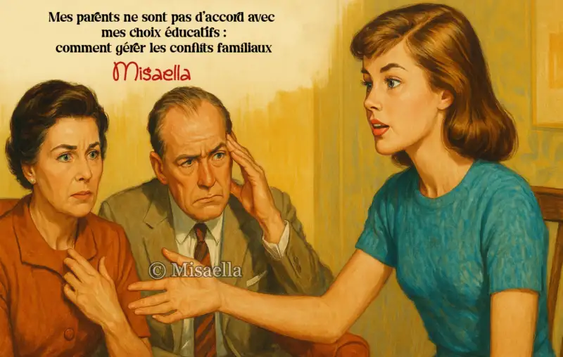 Mes parents ne sont pas d’accord avec mes choix éducatifs💫
