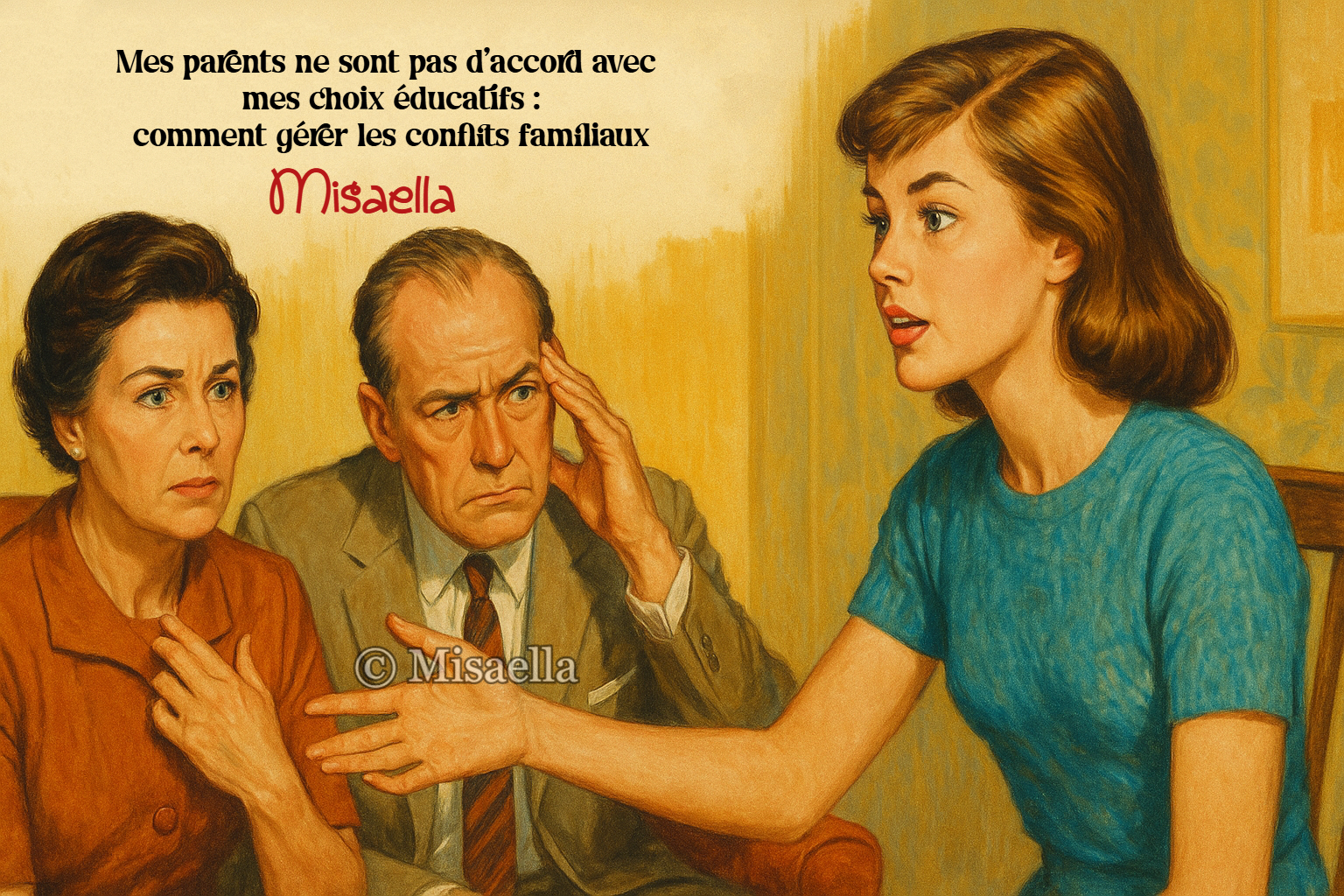 Mes parents ne sont pas d’accord avec mes choix éducatifs : comment gérer les conflits familiaux💫