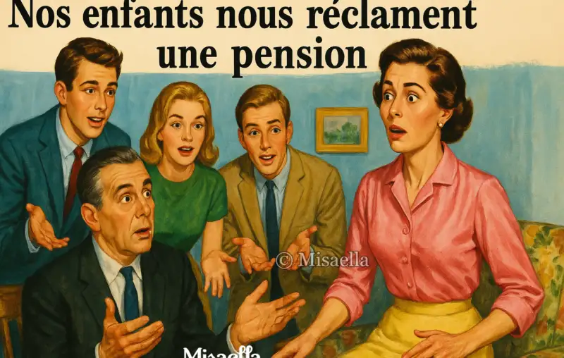 Nos enfants nous réclament une pension⚖️