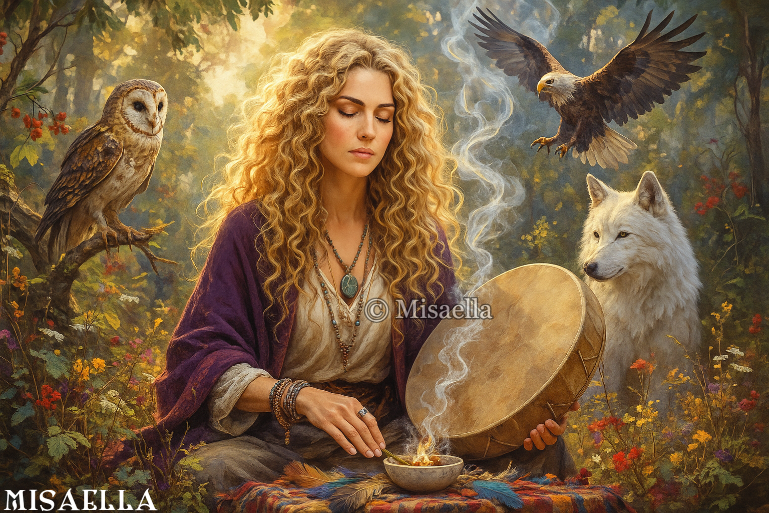 Pratiques chamaniques : se connecter aux esprits guides pour trouver équilibre et sagesse🕸️🪶