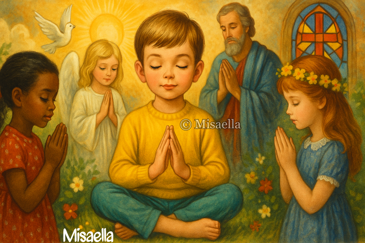 Enfants et spiritualité : nourrir l&rsquo;éveil spirituel et l&rsquo;intuition des plus jeunes🧘‍♂️