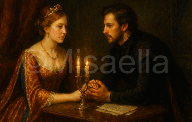 L'amour fatal de la Duchesse de Berry et Charles de La Fayette (1832) :