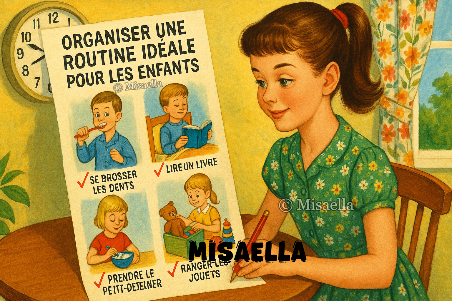 Organiser une routine idéale pour les enfants : sommeil, repas, devoirs et équilibre familial🌞👨‍👩‍👧‍👦