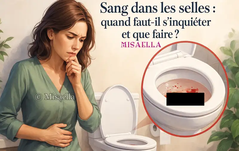 Sang dans les selles : quand faut-il s’inquiéter et que faire ?🩸