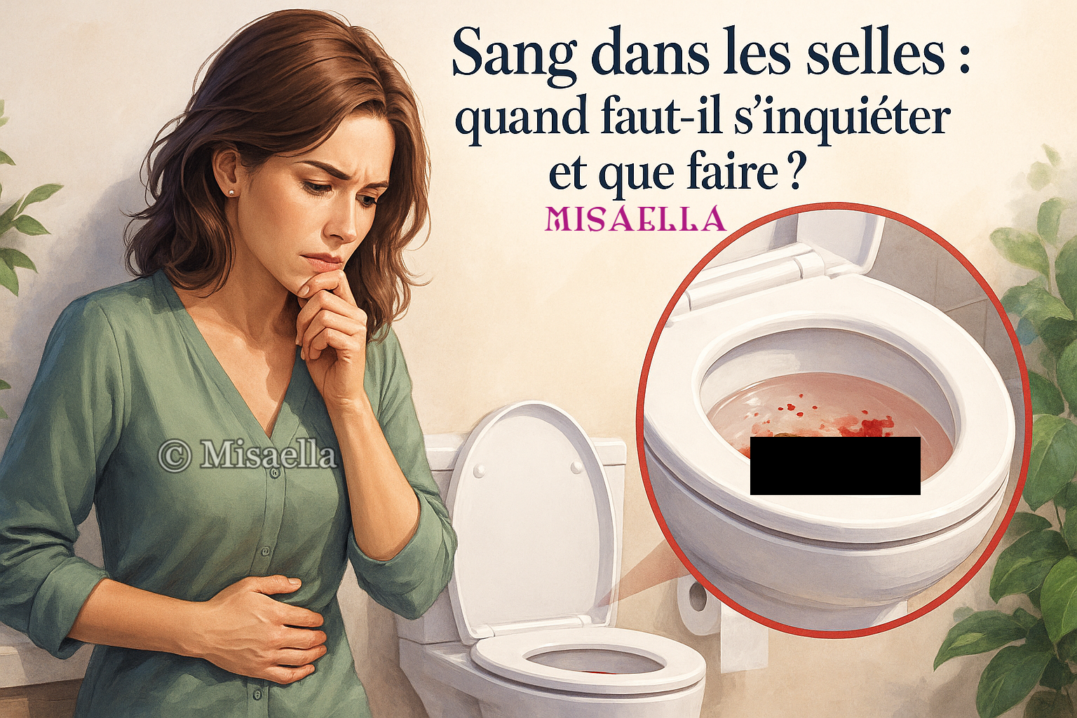 Sang dans les selles : quand faut-il s’inquiéter et que faire ?🩸