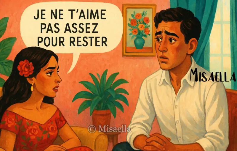 "Je ne t'aime pas assez pour rester""Je ne t'aime pas assez pour rester" 💔