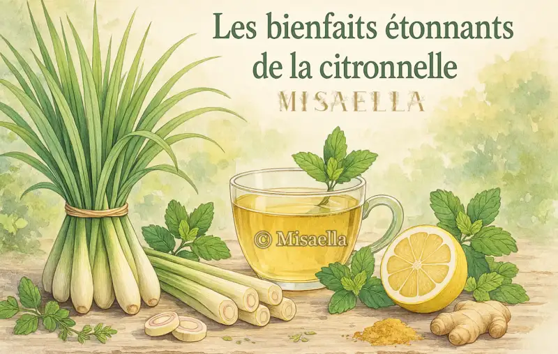Les bienfaits étonnants de la citronnelle : santé, peau, maison et plus encore🌱🍋