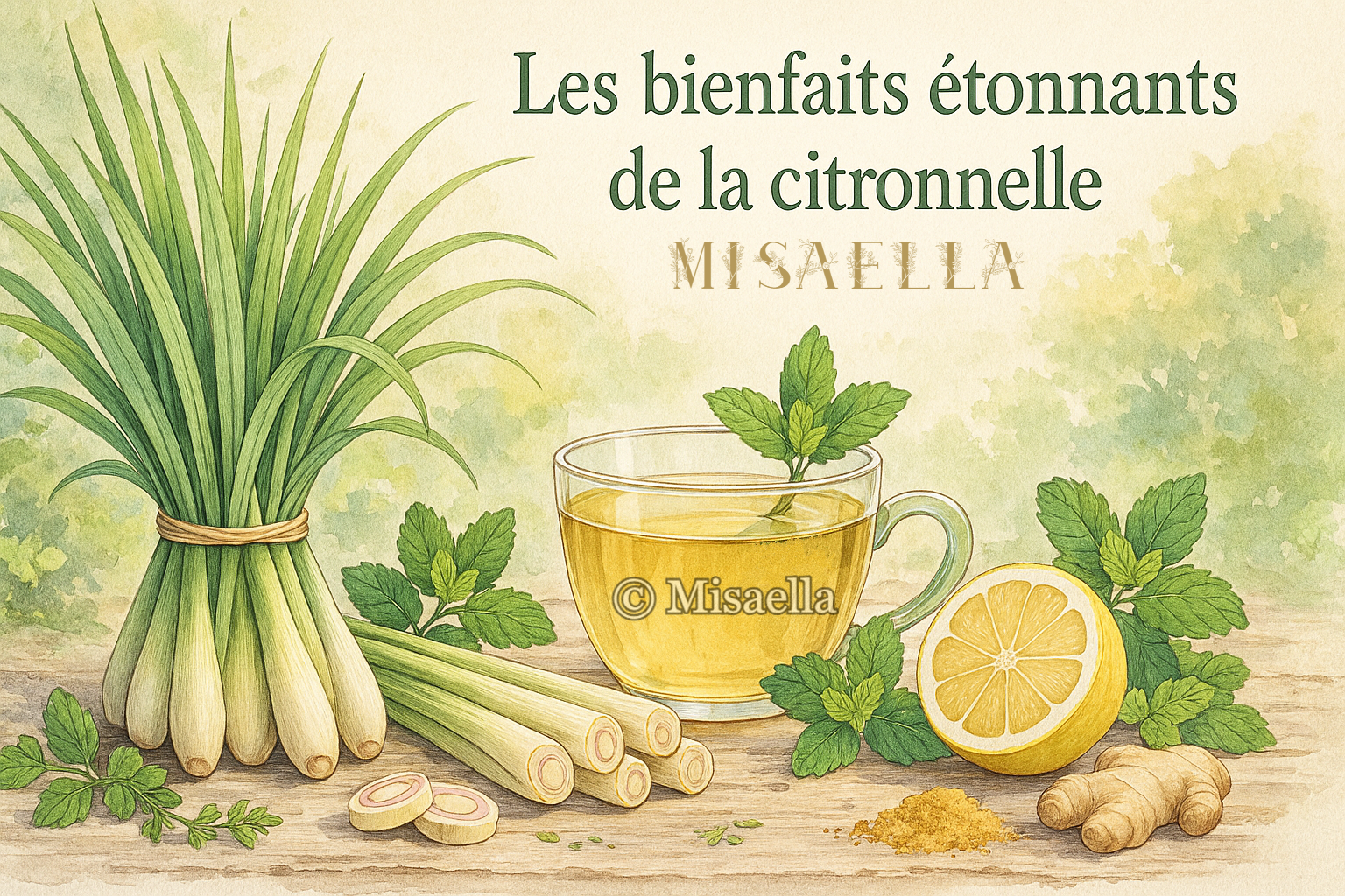 Les bienfaits étonnants de la citronnelle : santé, peau, maison et plus encore🌱🍋