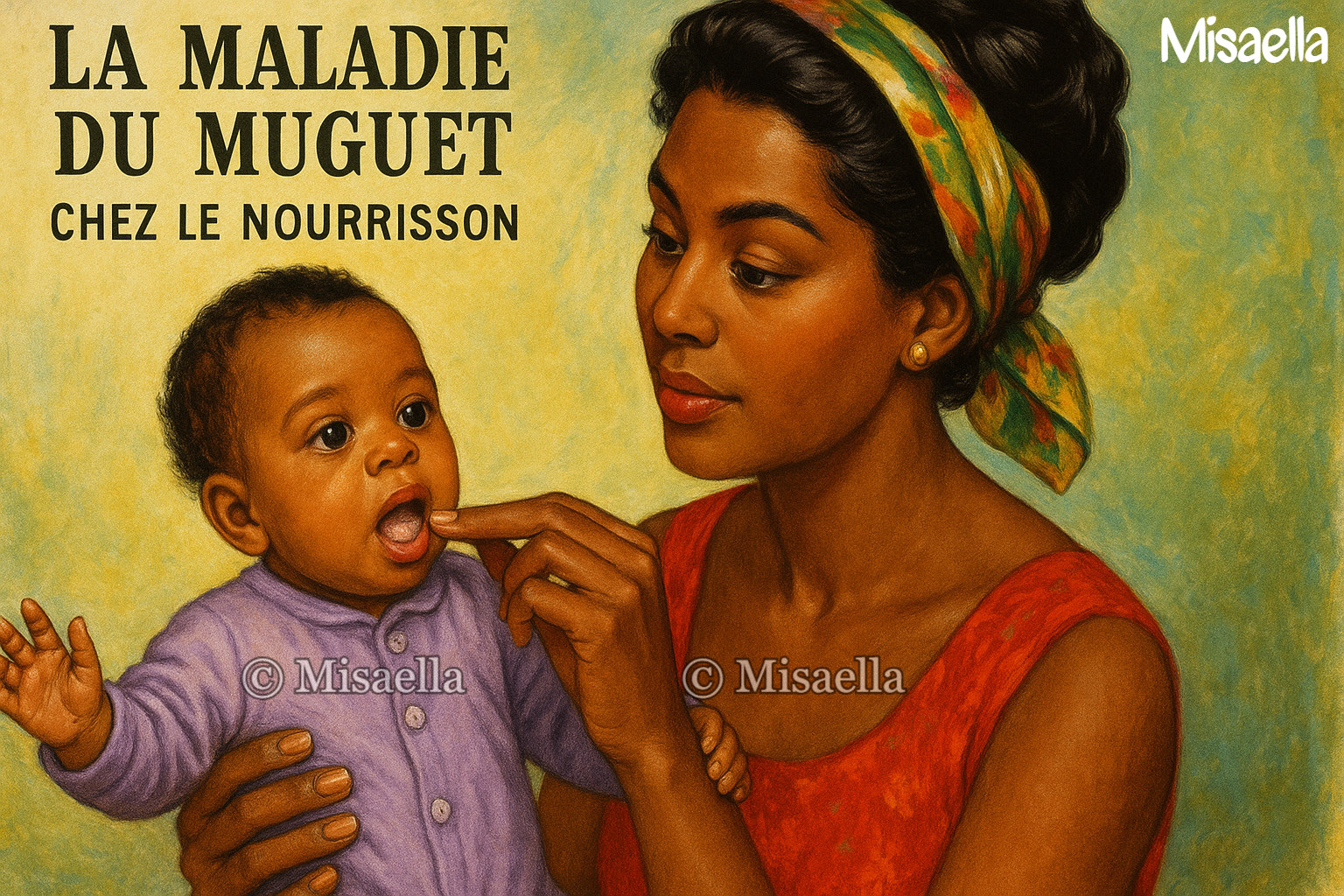 La maladie du muguet chez le nourrisson : symptômes, causes et traitements👶🏾👶