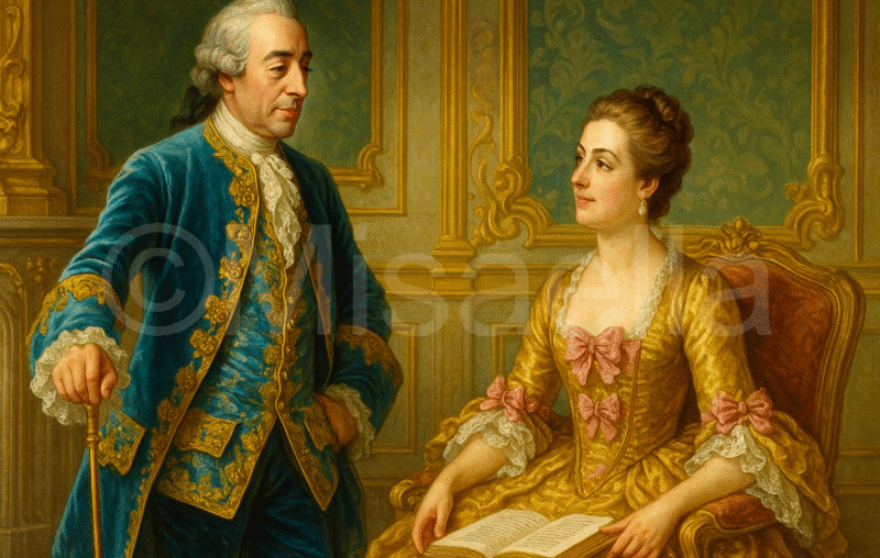 L'histoire Fascinante d'amour entre Madame de Pompadour et Louis XV