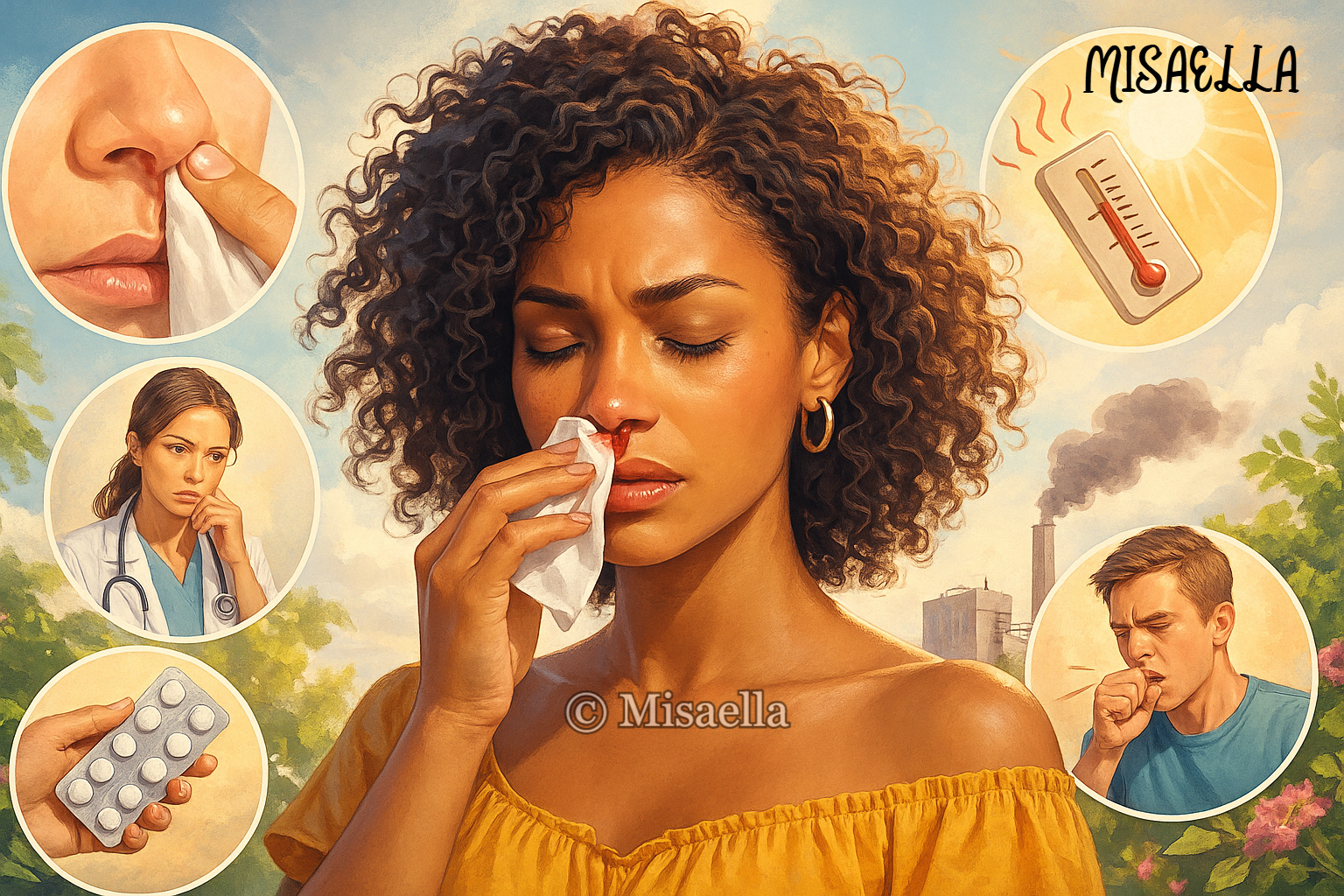 Qu&rsquo;est-ce qui provoque les saignements de nez ? 🩸