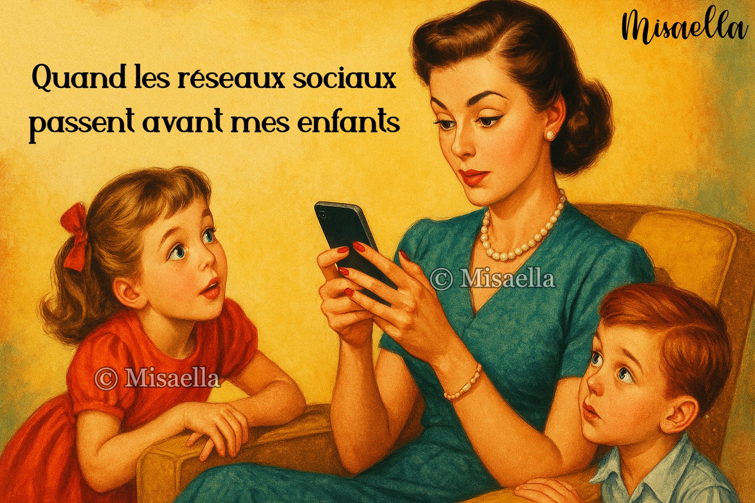 Quand les réseaux sociaux passent avant mes enfants💬