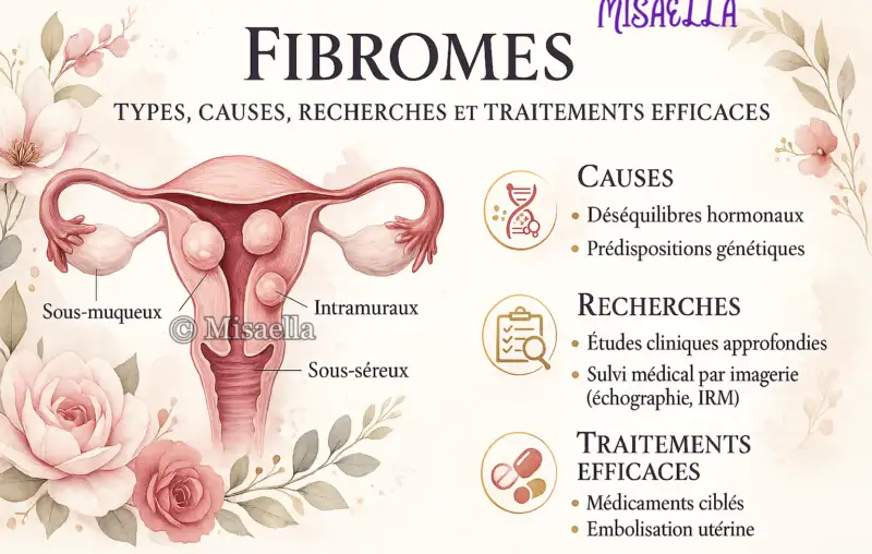 Fibromes : types, causes, études et traitements éfficaces👩🏻‍⚕️🌸