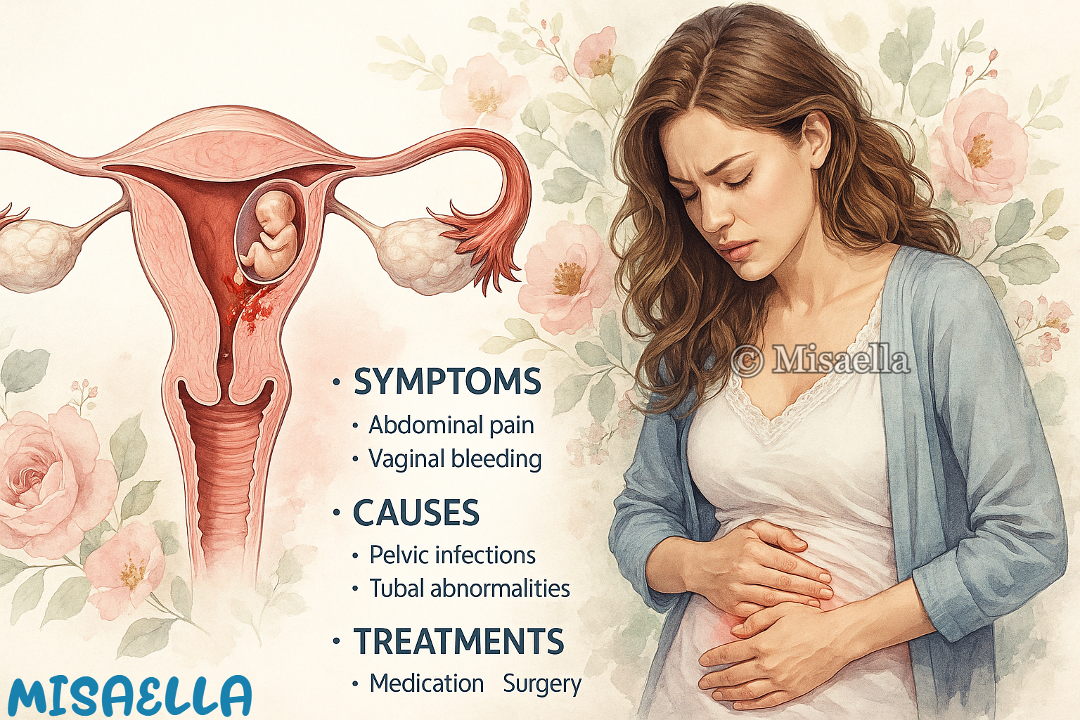 Grossesse extra-utérine : symptômes, causes, traitements et conséquences👩🏻‍⚕️