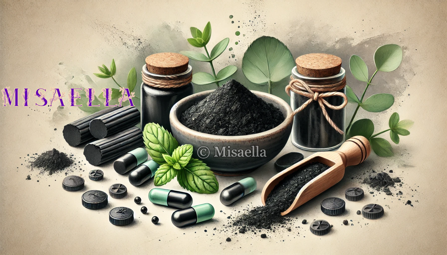 Le charbon actif : pourquoi et comment le manger peut améliorer votre santé🌑👩🏻‍⚕️