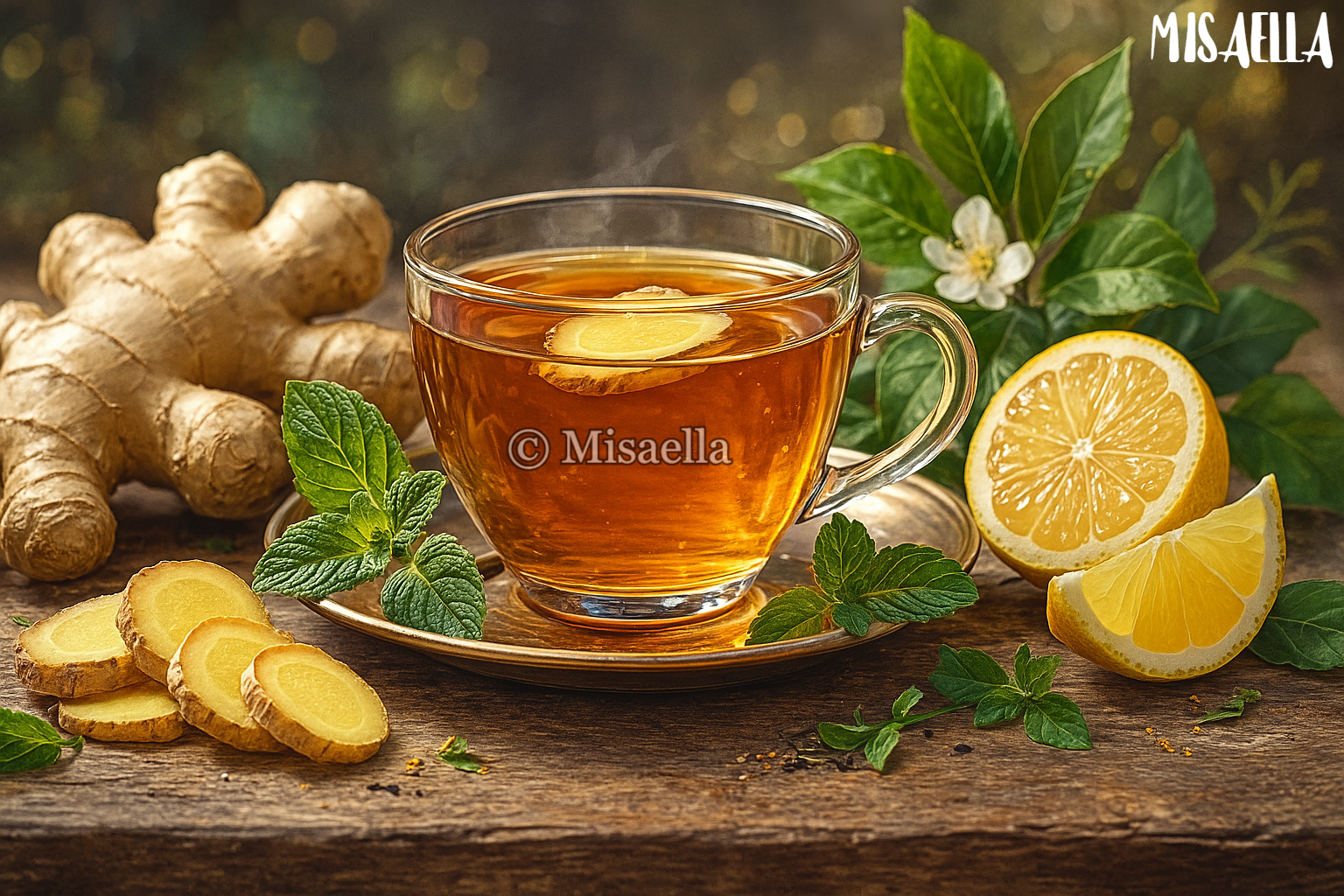 Les bienfaits du thé au gingembre : une boisson aux vertus remarquables pour la santé🫖