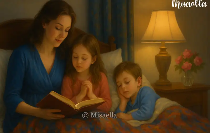 Lire une histoire aux enfants avant le dodo😴🛌🏻
