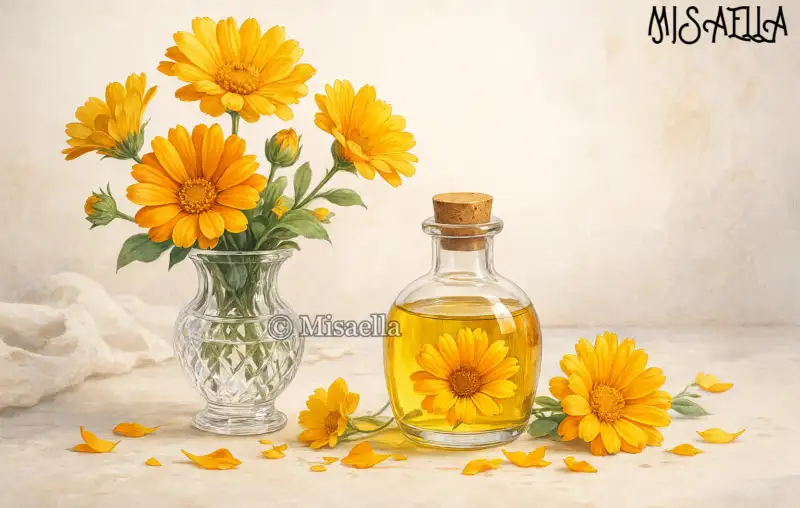 DIY : Macérât huileux de calendula maison base douce et apaisante pour tous tes soins🌼