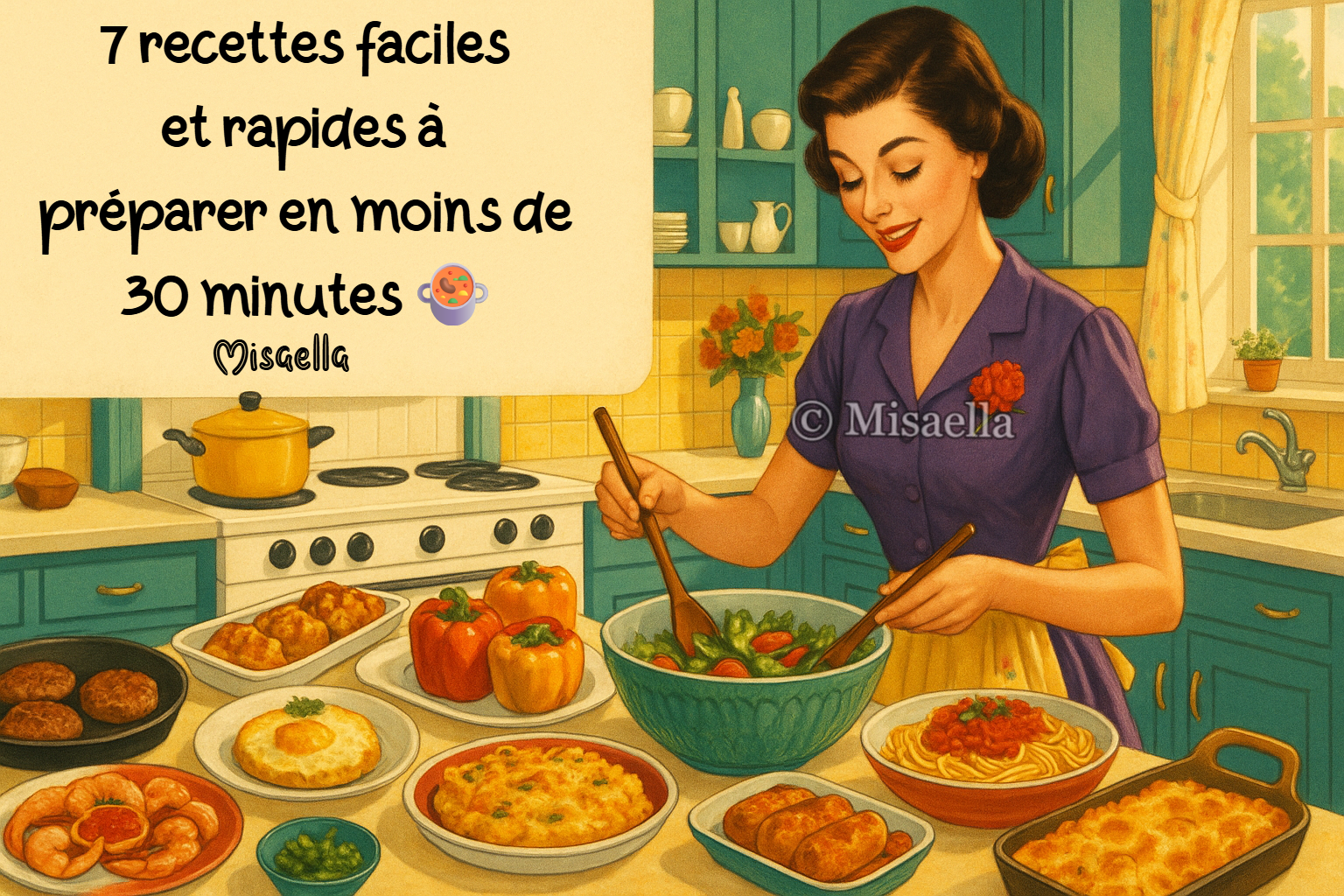 7 recettes faciles et rapides à préparer en moins de 30 minutes🍲