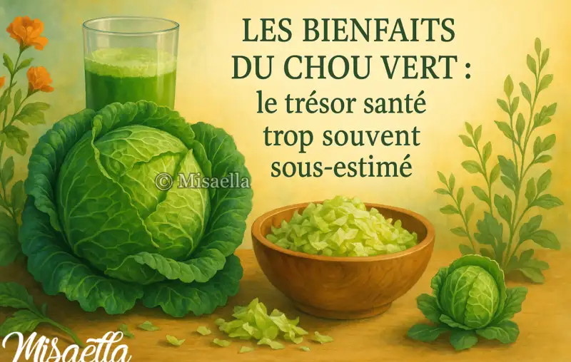 Les bienfaits du chou vert : le trésor santé trop souvent sous-estimé🥬