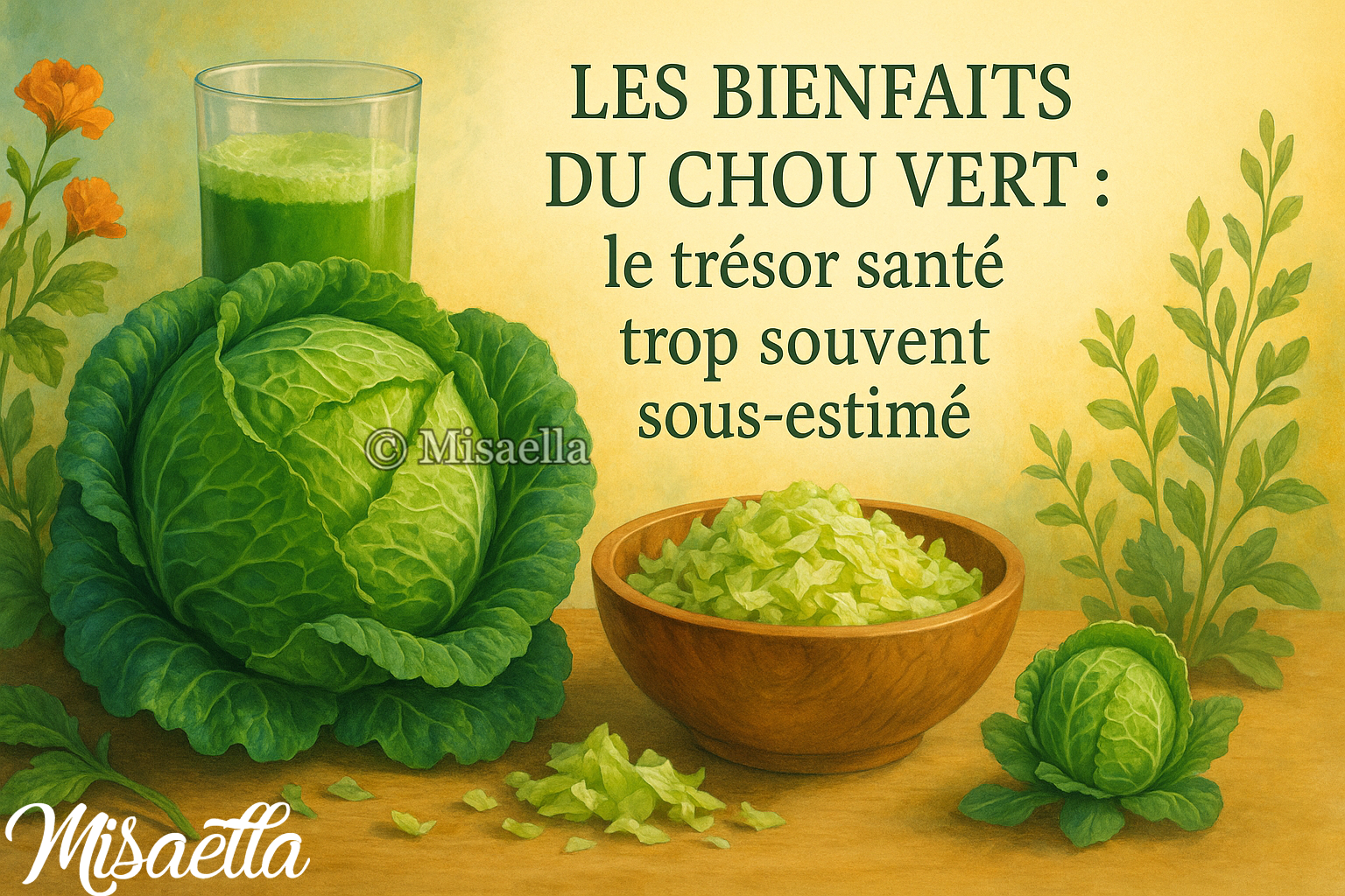 Les bienfaits du chou vert : le trésor santé trop souvent sous-estimé🥬