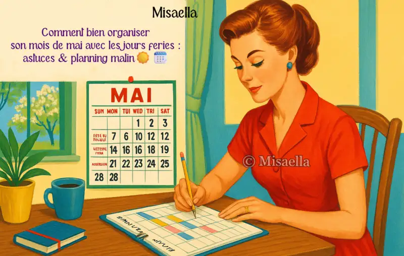 Comment bien organiser son mois de mai avec les jours fériés📆