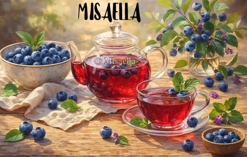 Thé myrtilles fait maison : un élixir antioxydant pour le corps 🫐☕