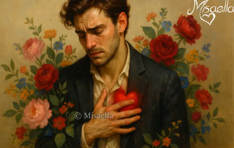 L’homme amoureux blessé : ce cœur silencieux qui souffre en silence💔🧍‍♂️