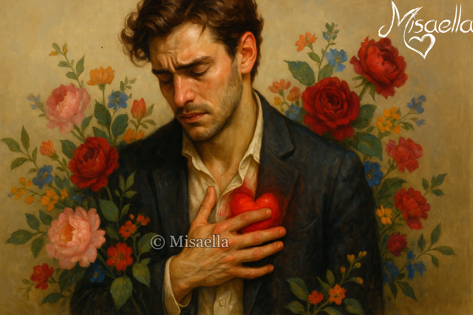 L’homme amoureux blessé : ce cœur silencieux qui souffre en silence💔🧍‍♂️