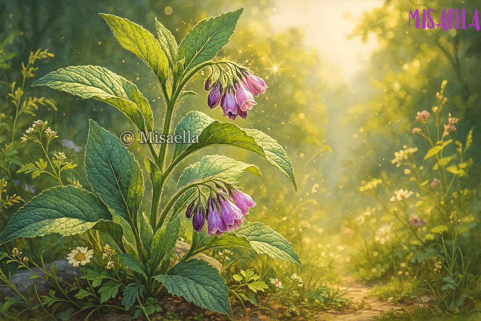 La consoude : la plante qui répare les os, les muscles et la peau un trésor végétal ancestral 🌿✨