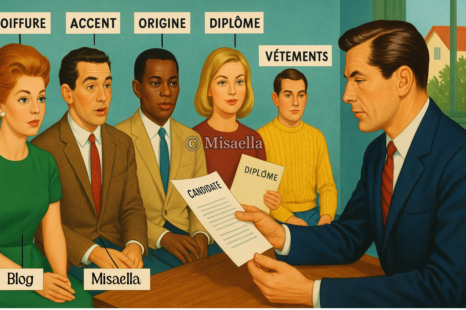 Préjugés à l’embauche : coiffure, accent, origine, diplôme, lieu de vie et vêtements✋