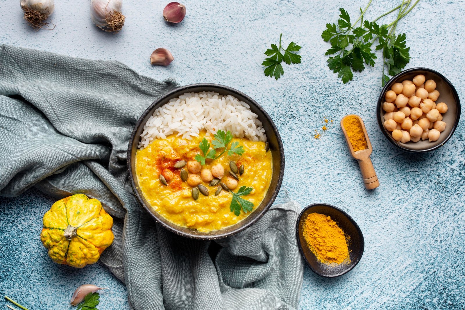 Recette du Curry de Légumes aux Pois Chiches