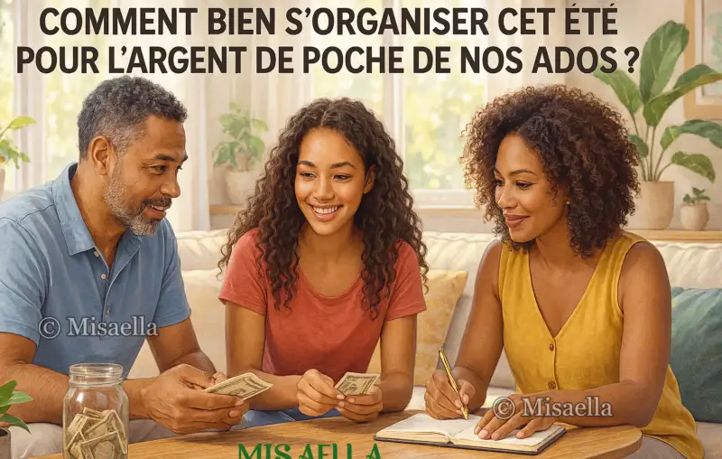 Comment bien s'organiser cet été pour l'argent de poche de nos ados ?💰