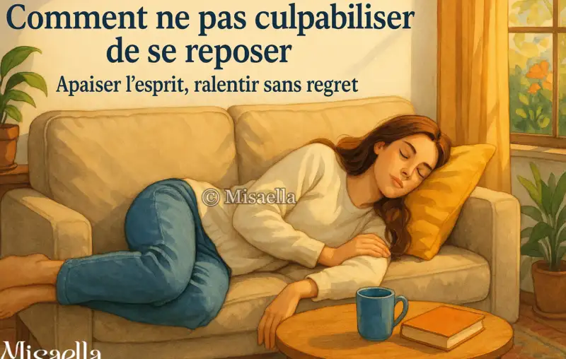 Comment ne pas culpabiliser de se reposer : apaiser l’esprit, ralentir sans regret🌿🕊️