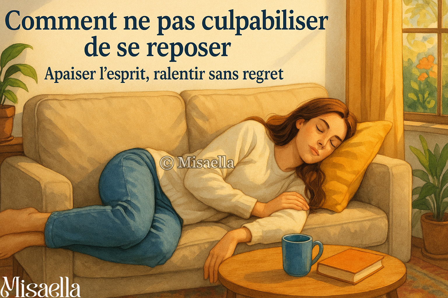 Comment ne pas culpabiliser de se reposer : apaiser l’esprit, ralentir sans regret🌿🕊️