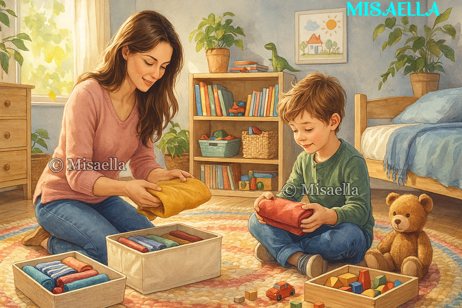 Méthode KonMari pour les enfants : apprendre à ranger en s’amusant🧸🧺