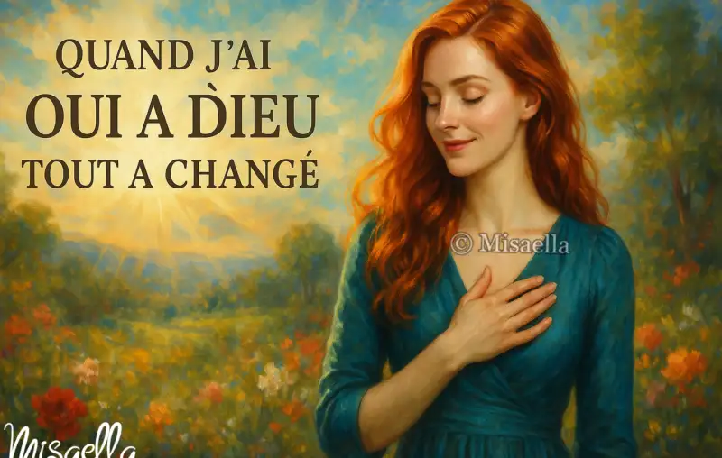 Quand j’ai dit oui à Dieu, tout a changé