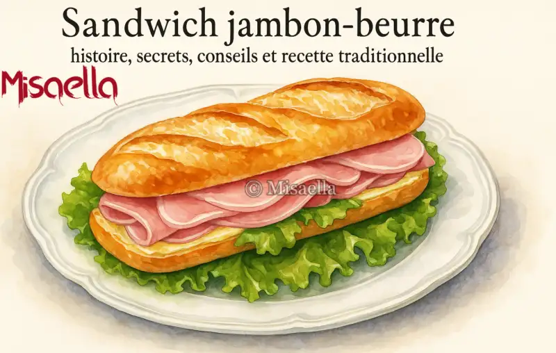 Sandwich jambon-beurre : histoire, secrets, conseils et recette traditionnelle🥖