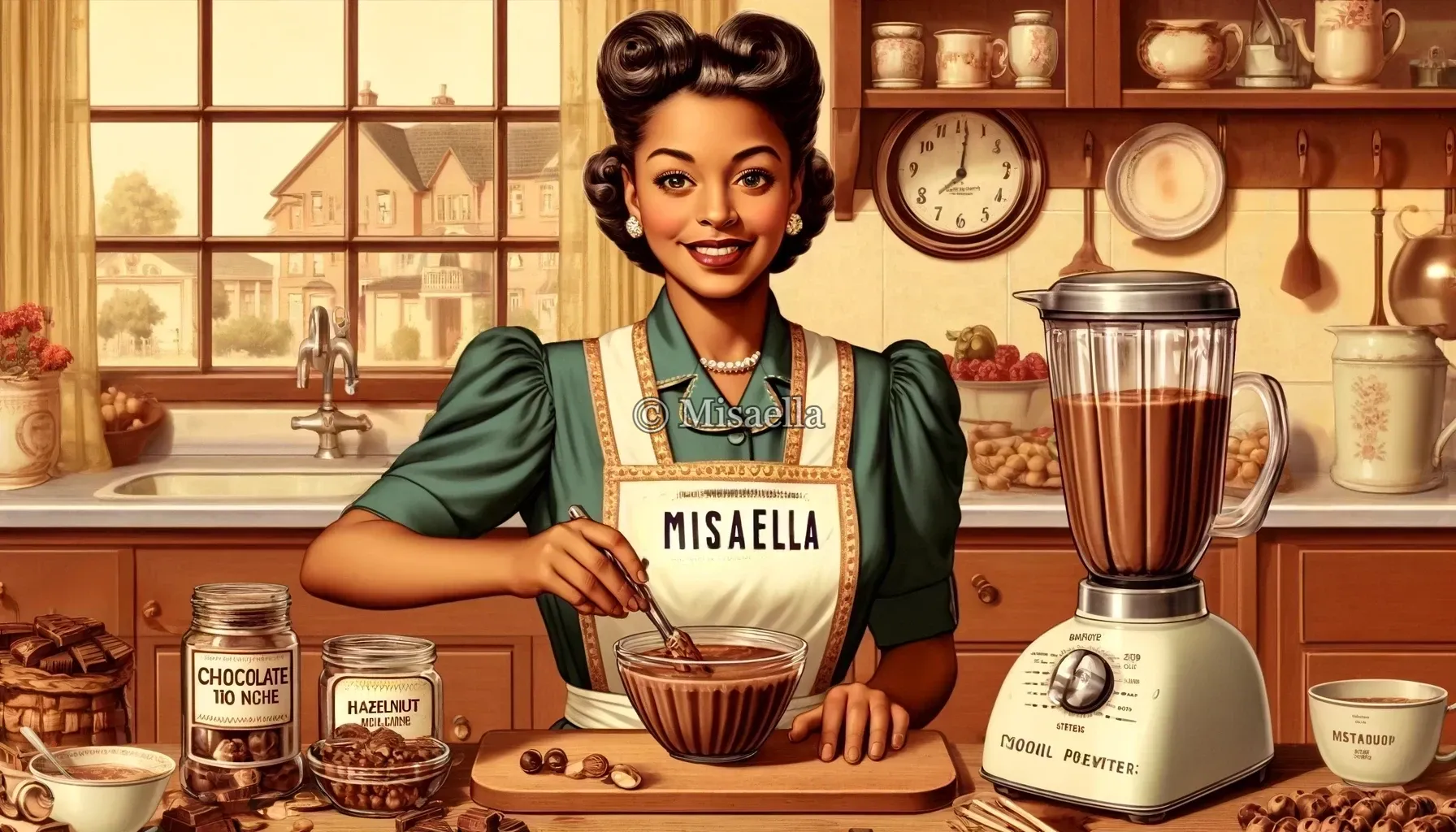 Smoothie gourmand au chocolat et noisette