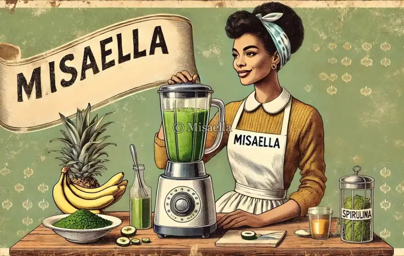 Smoothie énergisant à la banane et à la spiruline