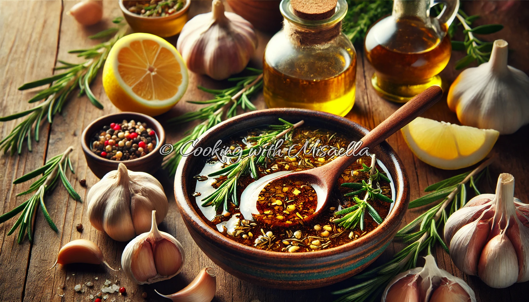 Marinade méditerranéenne (Parfaite pour l’agneau, le poisson, les légumes grillés)