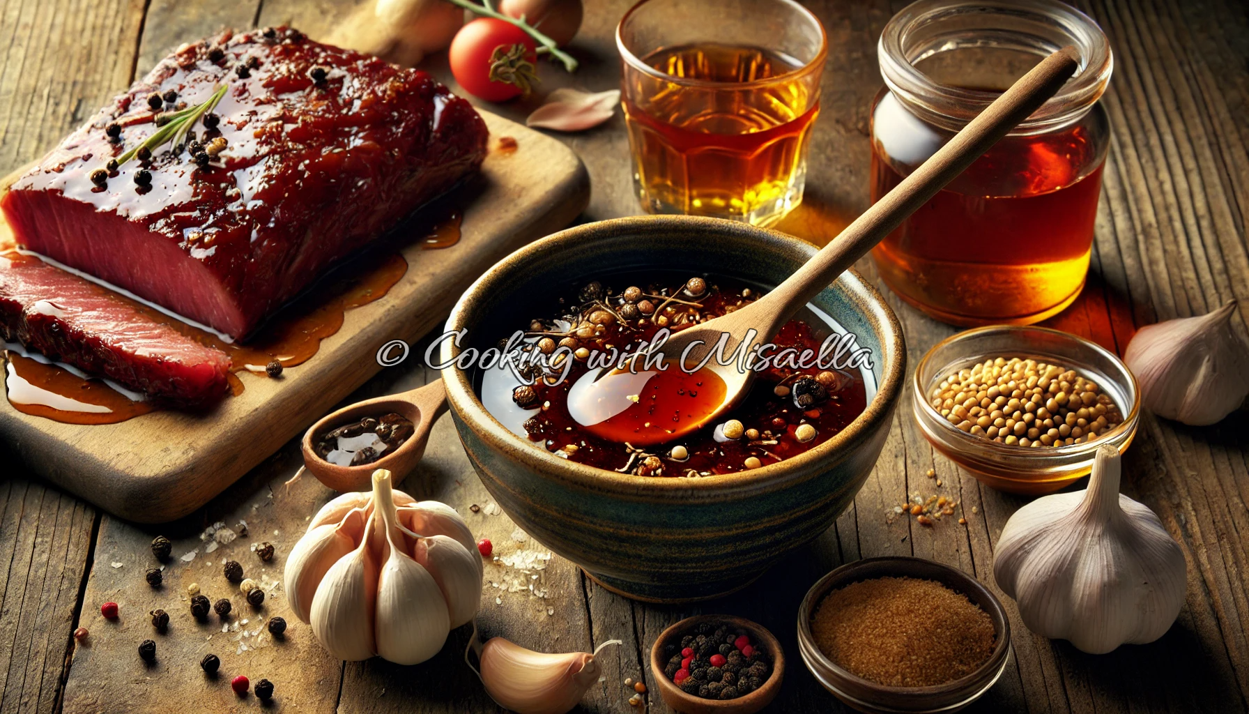 Marinade au whisky et miel (Bœuf, porc, ribs, canard)