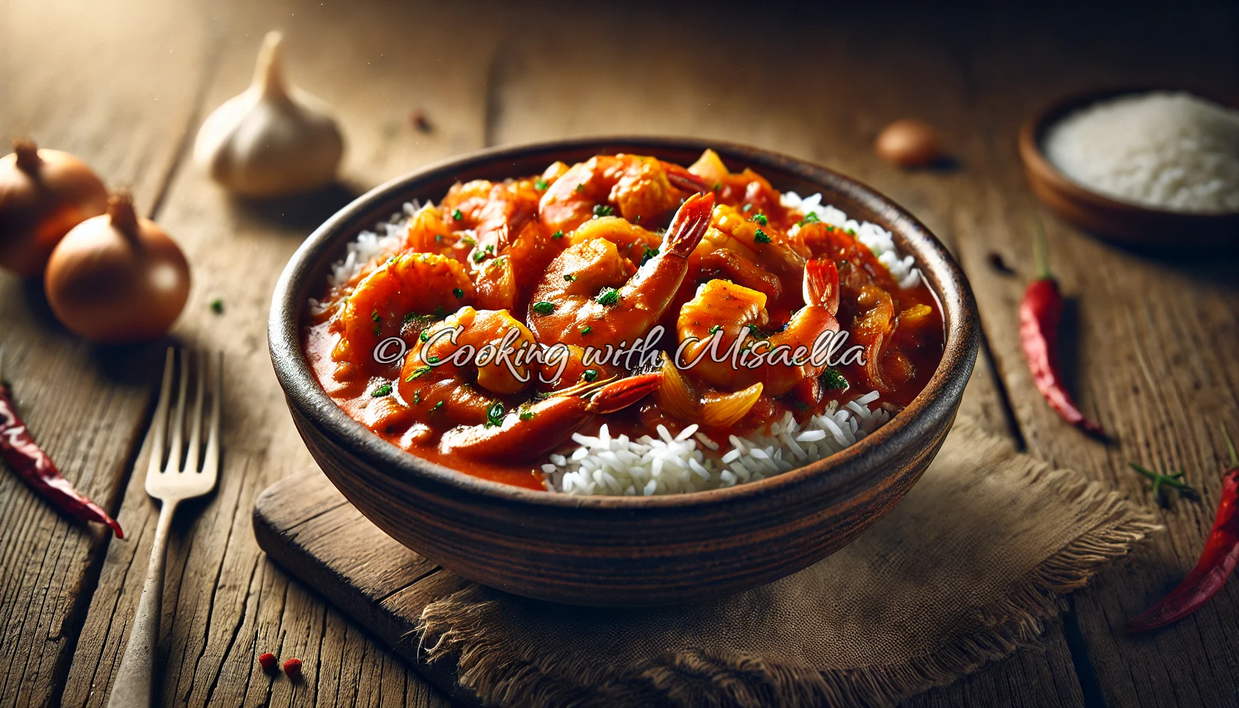 Recette du cari de crevettes